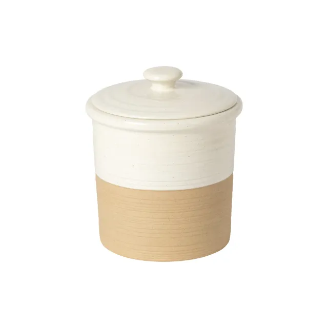 Costa Nova Scotia opbevaringskrukke vanilla beige stentøj