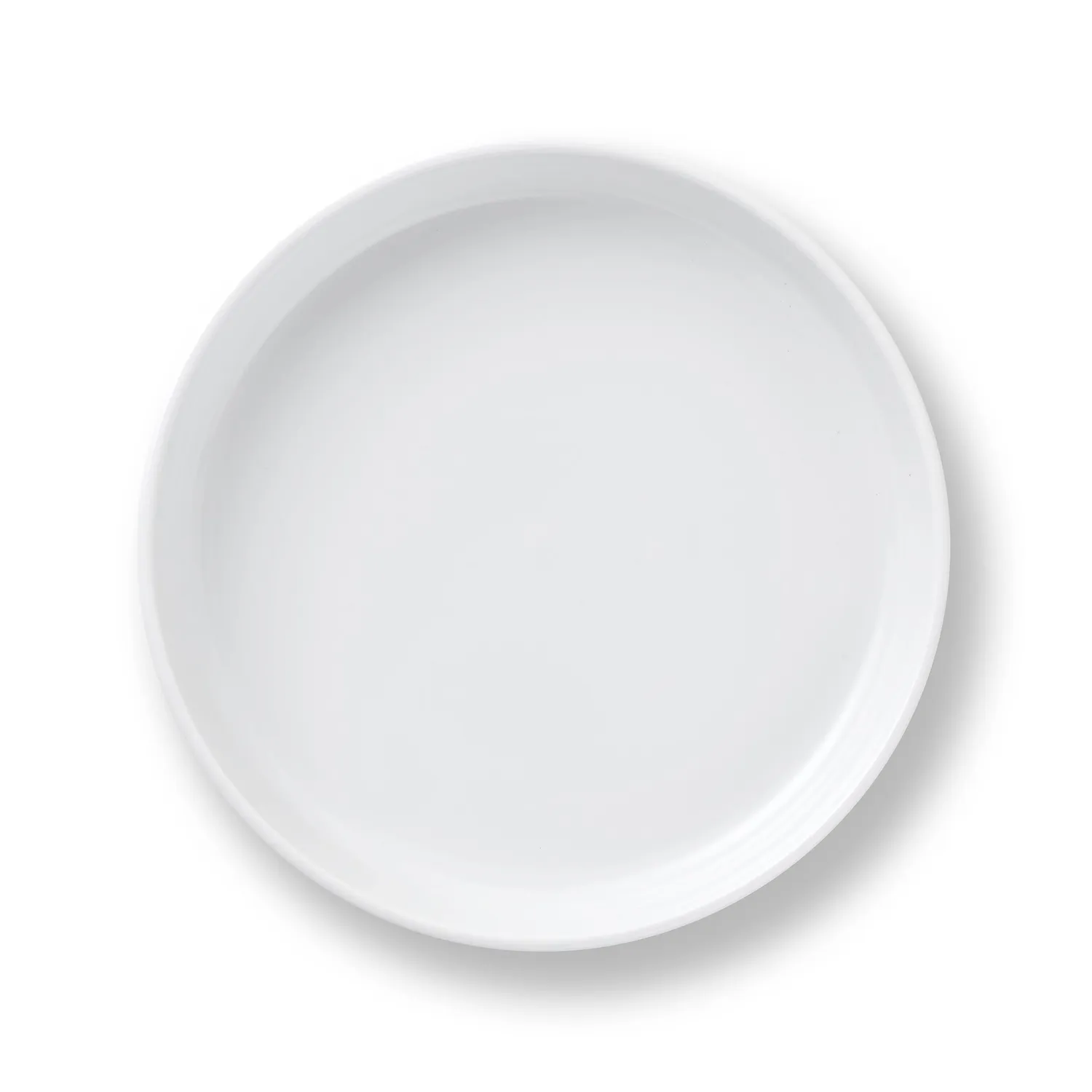 Kgl. Porcelæn Hvid Riflet ovnfast fad 27 cm hvidt porcelæn