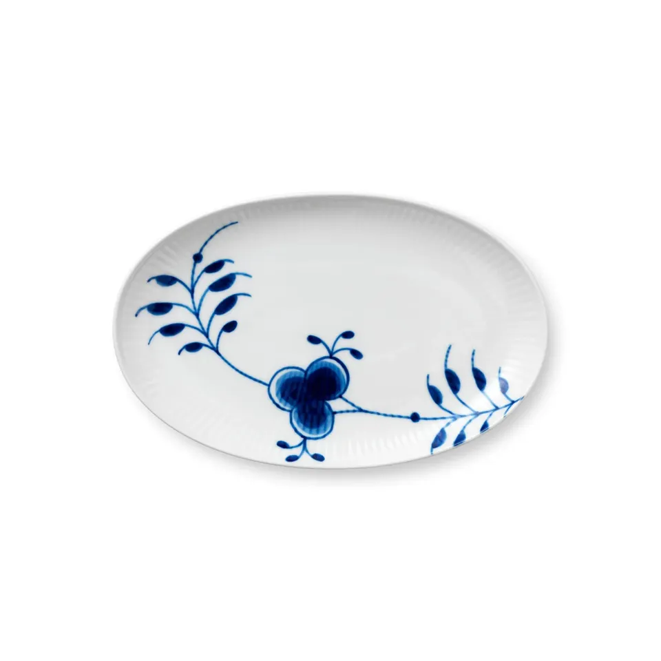 Kgl. Porcelæn Blå Mega Riflet asiet 23,5 cm