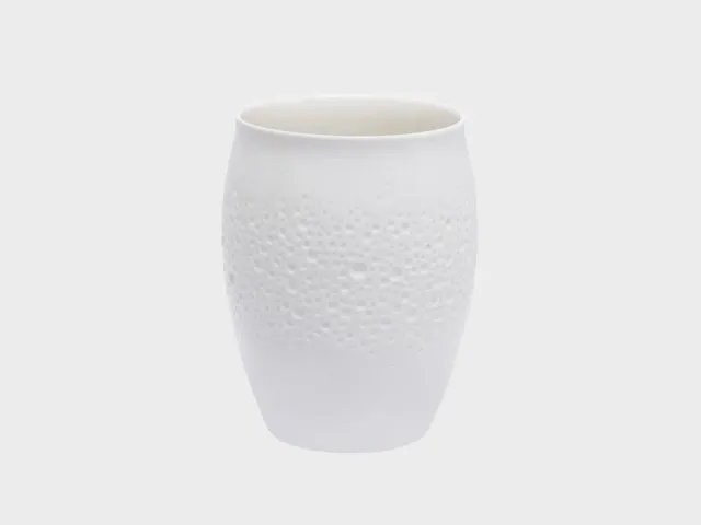 Nymphenburg Weiße Koralle Becher bæger hvidt porcelæn