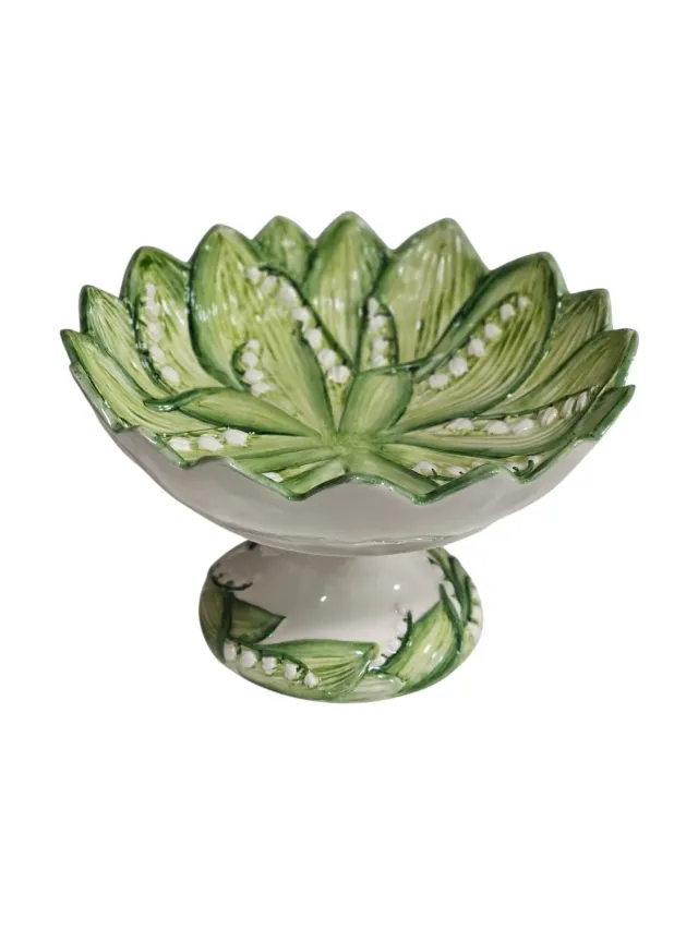 Les Ottomans Lily of the Valley opsats keramik håndmalet