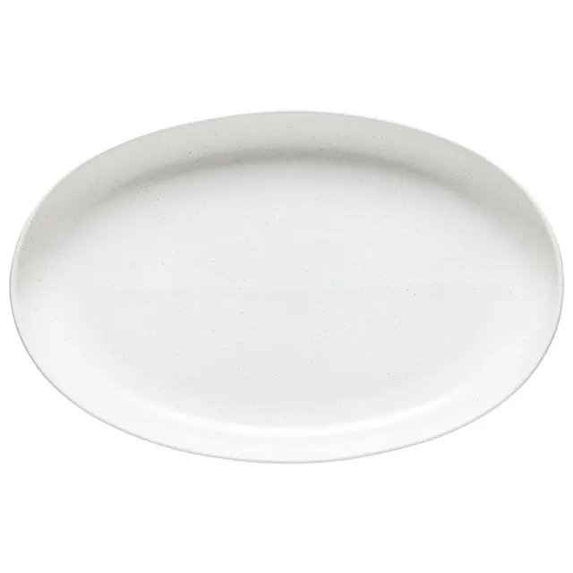 Costa Nova Pacifica stort ovalt fad Salt White stentøj mat