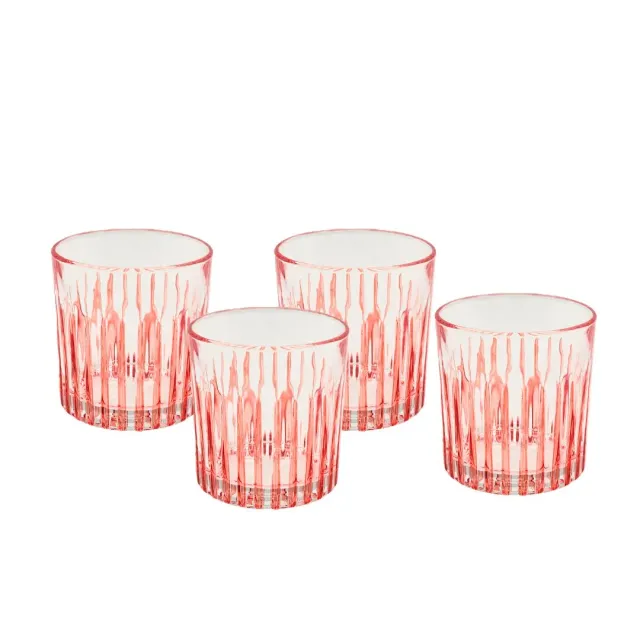 Les Ottomans CGT07 tumbler glas koral 4 stk håndmalet