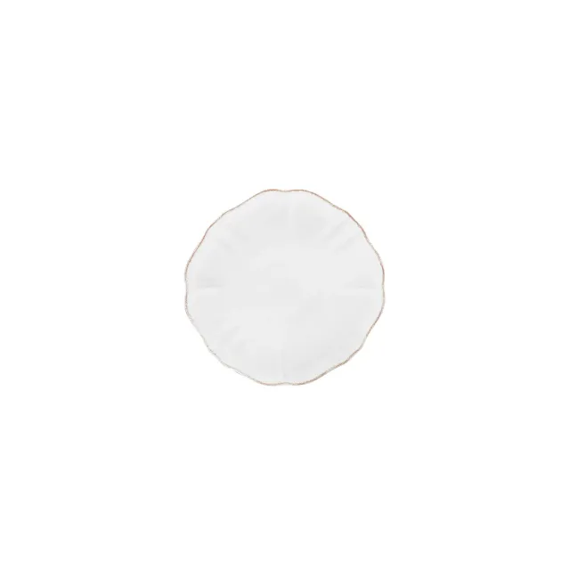 Costa Nova Impressions anrettertallerken hvid blank glasur