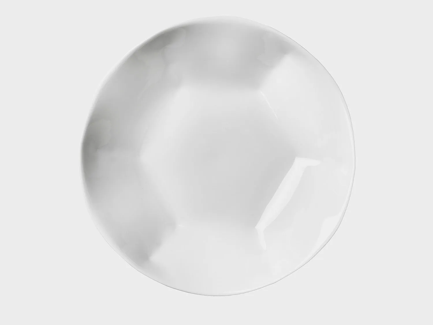Nymphenburg Lightscape dyb tallerken 22 cm hvid biskuit