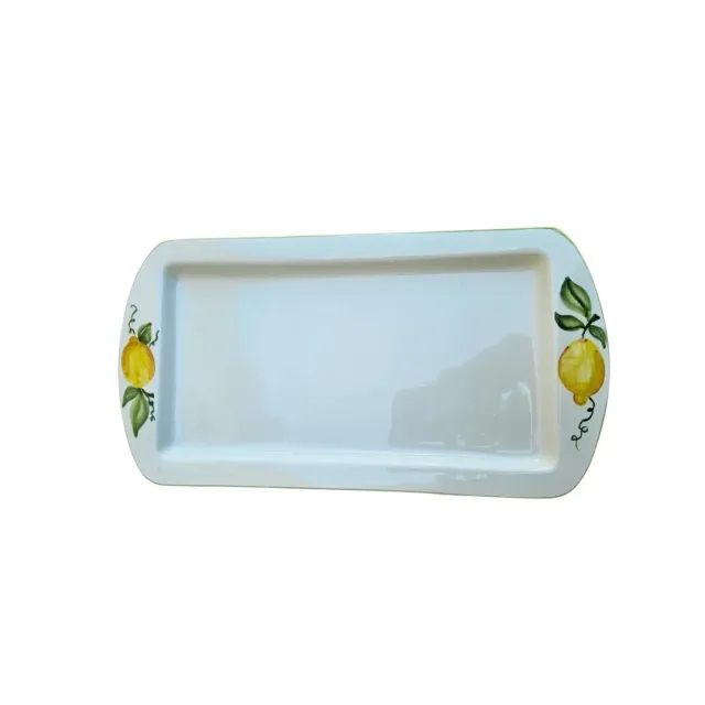 Les Ottomans Limone fad keramik citron håndmalet