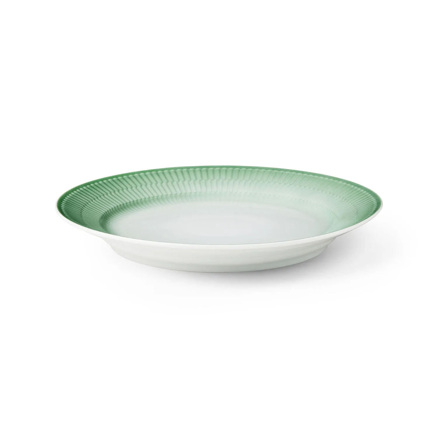 Kgl. Porcelæn Iris tallerken grøn 27 cm porcelæn