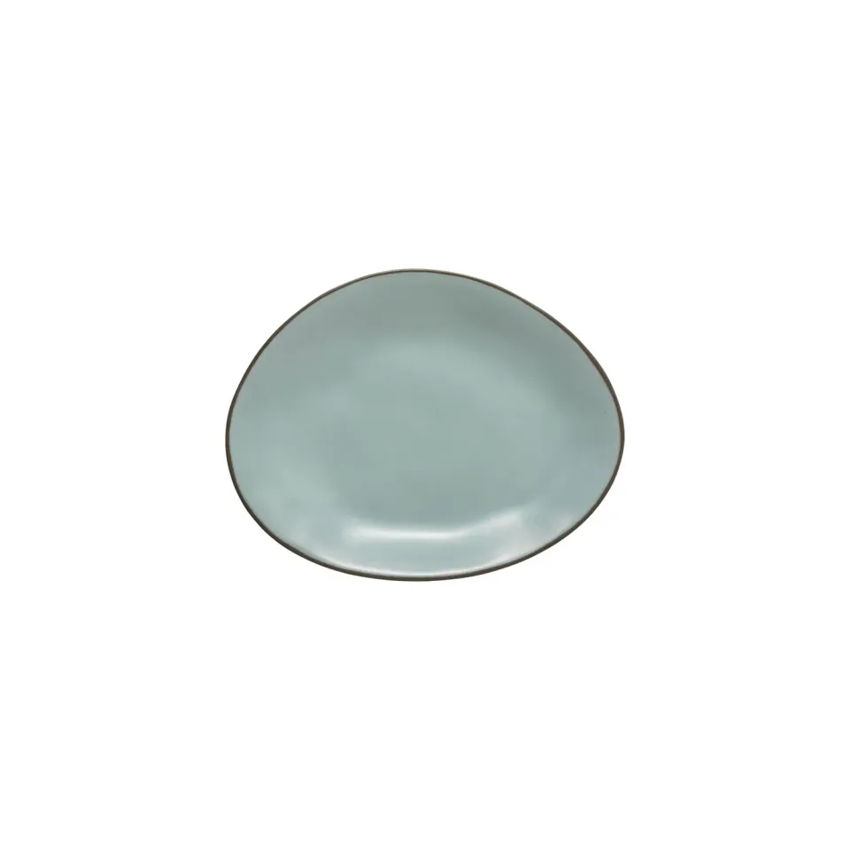 Costa Nova Stacked Organic oval tallerken sky blue mat