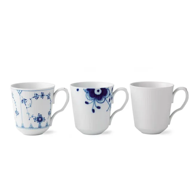 Kgl. Porcelæn Gifts with History kop 38 cl 3 stk sæt