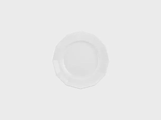 Nymphenburg Perl tallerken 16 cm hvid
