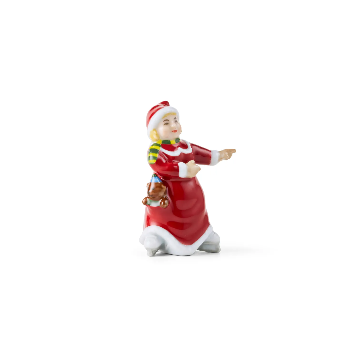 Kgl. Porcelæn Årets julekone 2026 figur 10 cm skøjter