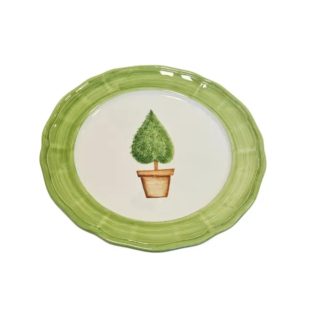 Les Ottomans Topiaria Verde dæktallerken keramik
