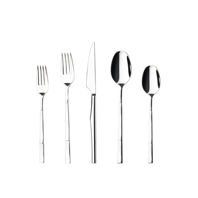 Costa Nova Ramo Flatware 5 Pieces bestiksæt blankt sølv