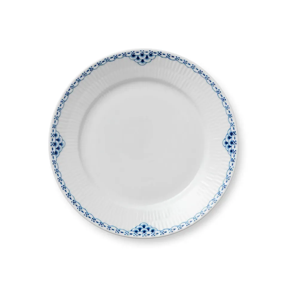 Kgl. Porcelæn Prinsesse tallerken 22 cm håndmalet