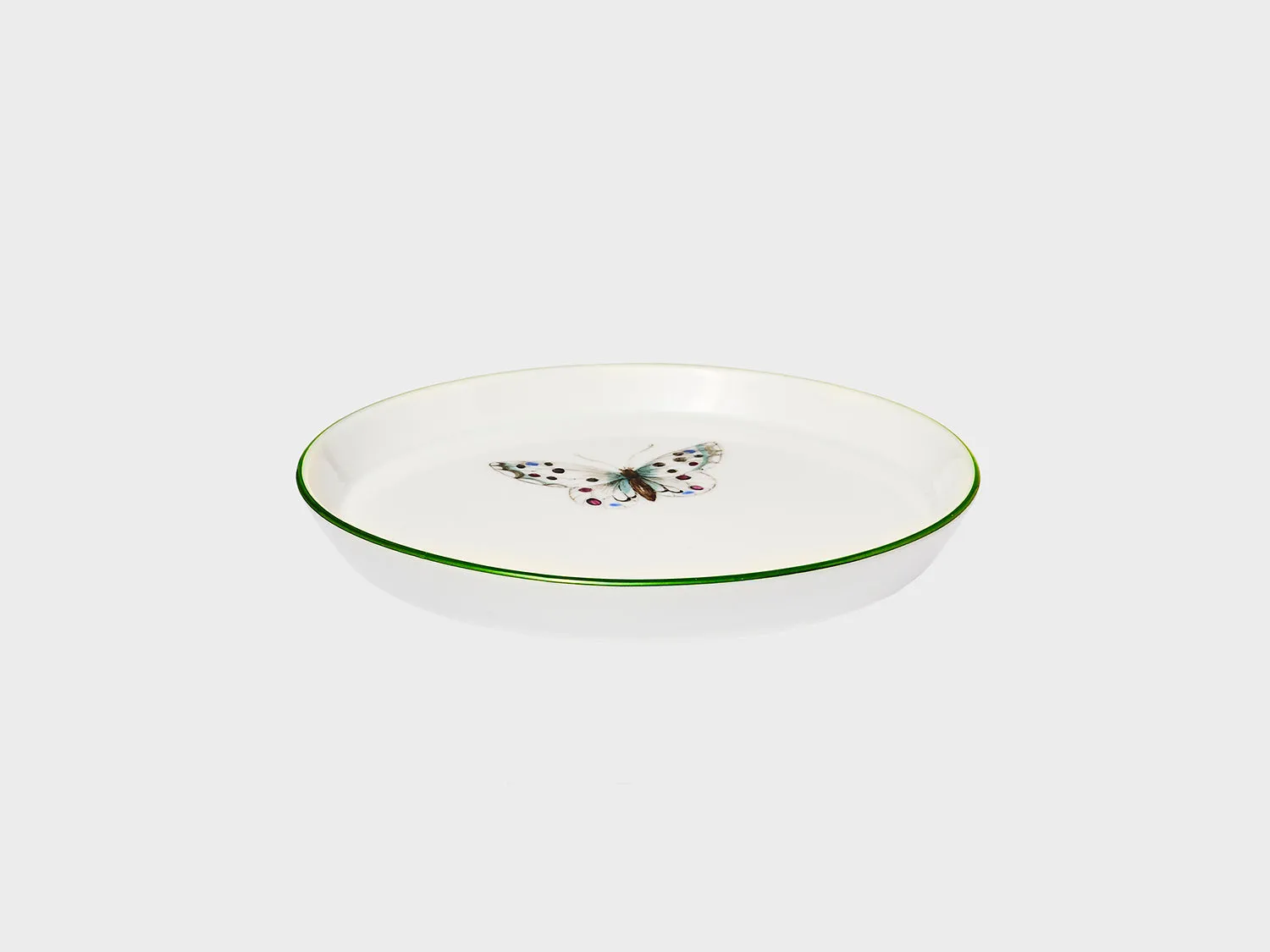 Nymphenburg Schmetterling lille skål bemalet