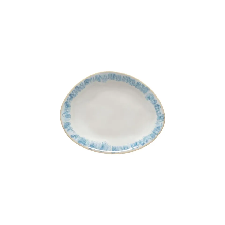 Costa Nova Brisa oval tallerken Ria Blue blank