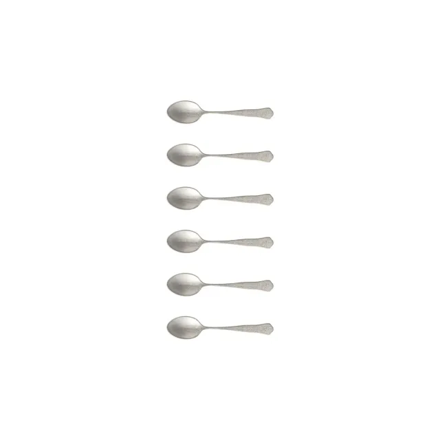 Costa Nova Prado kaffeskeer 6 stk vintage sølv