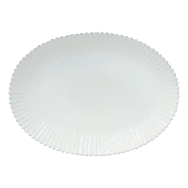 Costa Nova Pearl ovalt fad 50 hvid stentøj