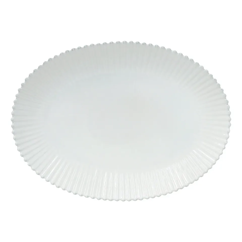 Costa Nova Pearl ovalt fad 50 hvid stentøj