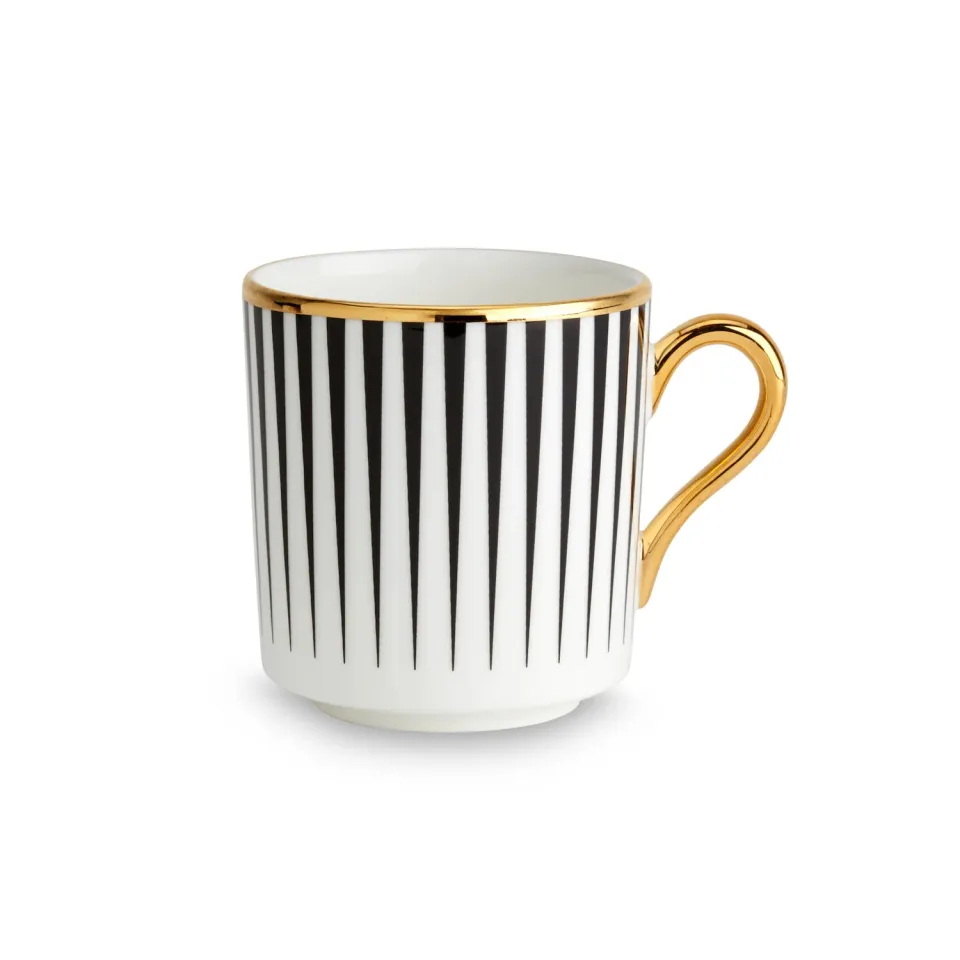 1882-Ltd Lustre Espresso Cup Black Stripe espressokop