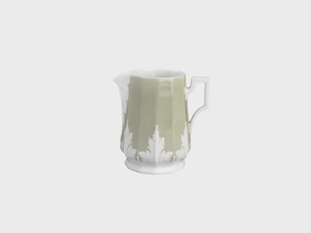 Nymphenburg Perl Symphonie Grøn kande porcelæn