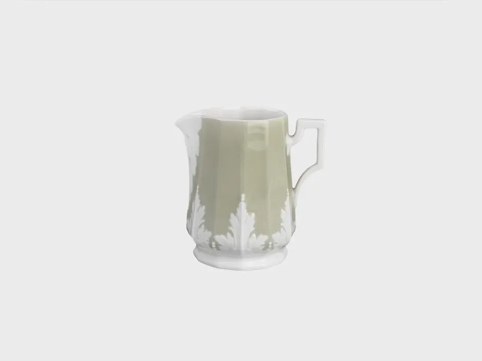Nymphenburg Perl Symphonie Grøn kande porcelæn