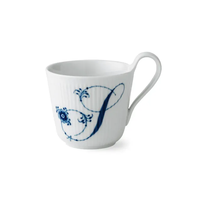 Kgl. Porcelæn Alfabet kop S 33 cl højhankskop