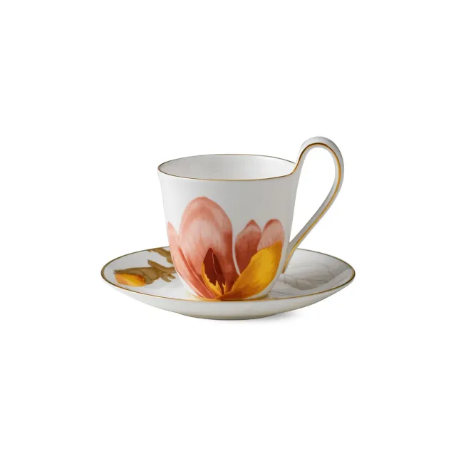Kgl. Porcelæn Flora Magnolia højhankskop 27 cl håndmalet