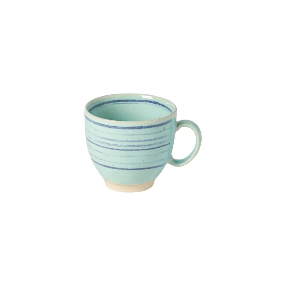 Costa Nova Nantucket krus aqua blue blank glasur