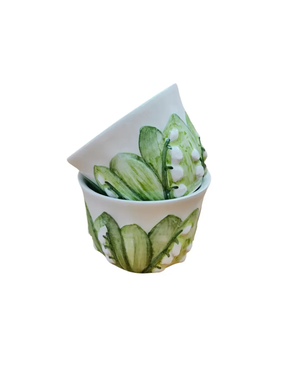 Les Ottomans Lily of the Valley espressokopper 2 stk