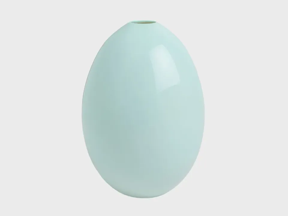 Nymphenburg Eivase Vogelei Hell vase L lyseblå æg