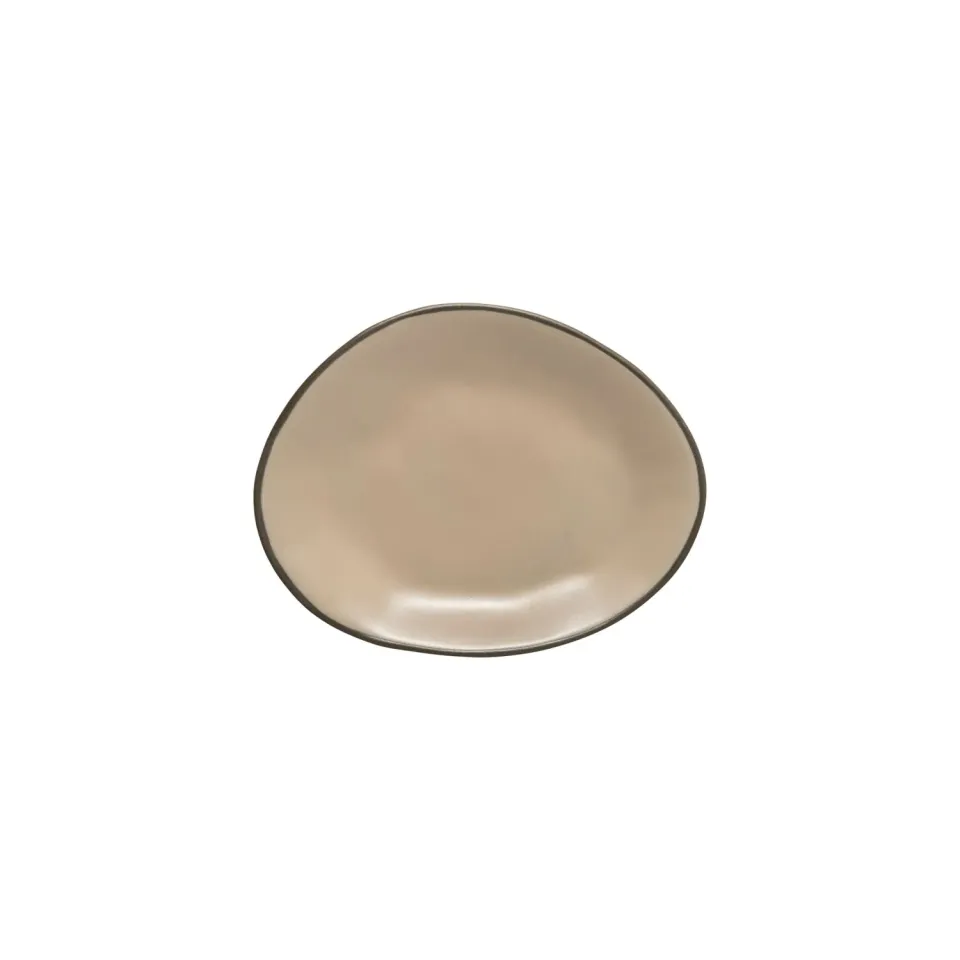 Costa Nova Stacked Organic oval tallerken Cremini beige