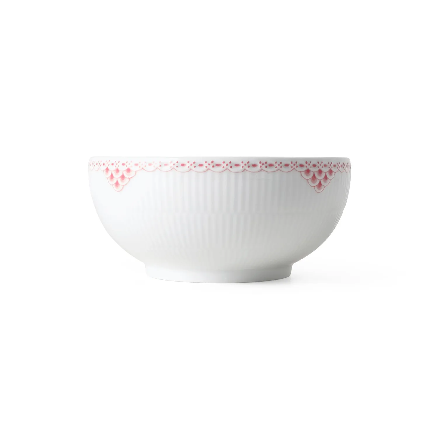 Kgl. Porcelæn Koral Blonde skål 110 cl porcelæn