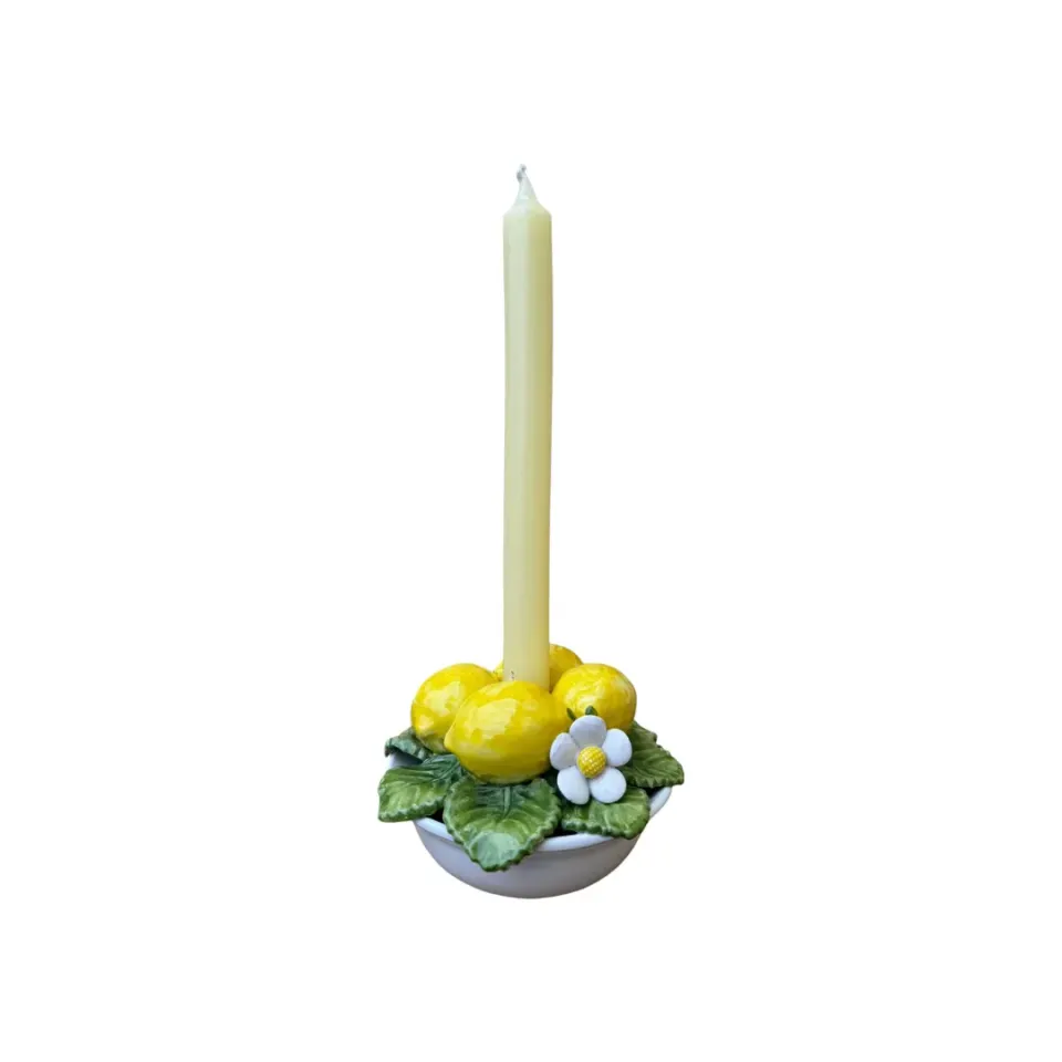 Les Ottomans Limone LMH03 lysestage citron