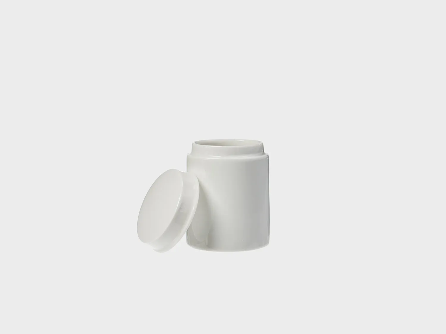 Nymphenburg Apotekerkrukke Gr. 1 hvid porcelæn