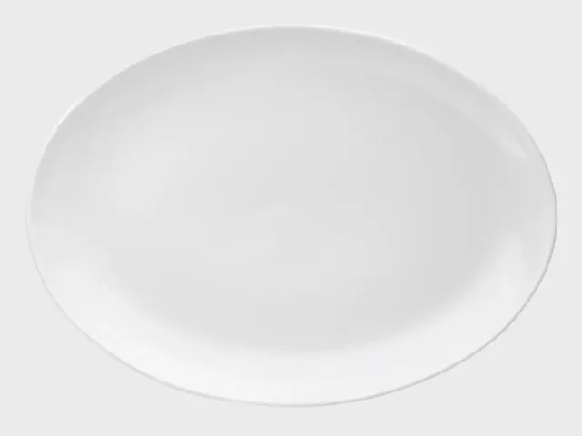 Nymphenburg Lotos fad hvid biskuit porcelæn