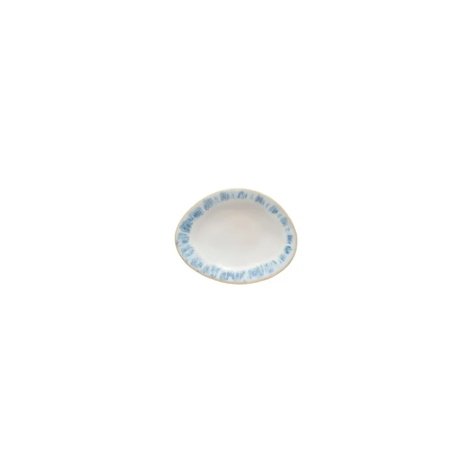 Costa Nova Brisa oval tallerken mini Ria Blue stentøj