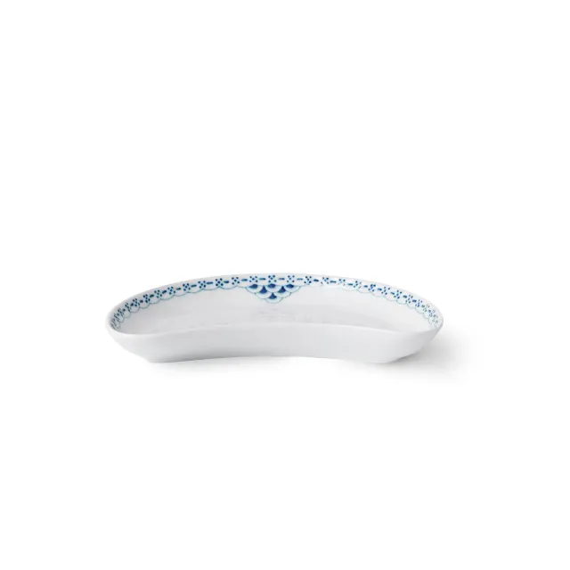 Kgl. Porcelæn Prinsesse halvmånefad 22 cm
