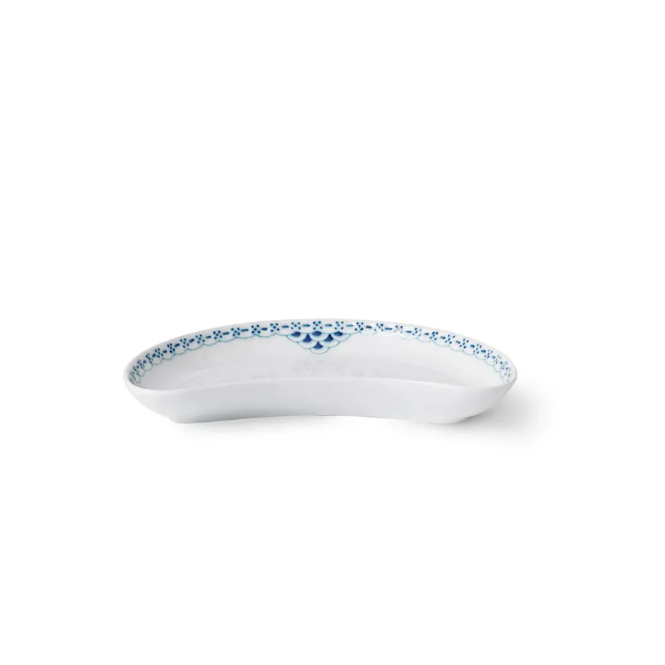 Kgl. Porcelæn Prinsesse halvmånefad 22 cm