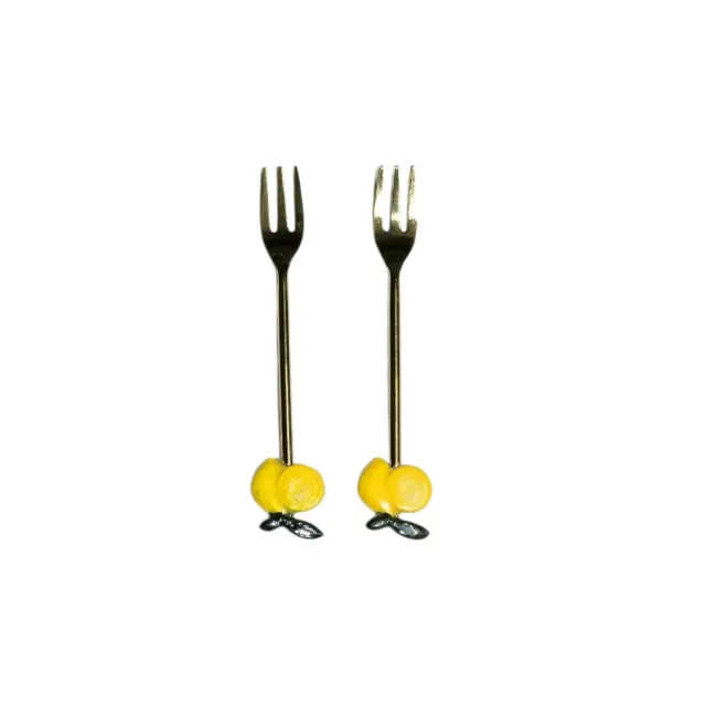 Les Ottomans Limone dessertgaffel sæt 2 stk