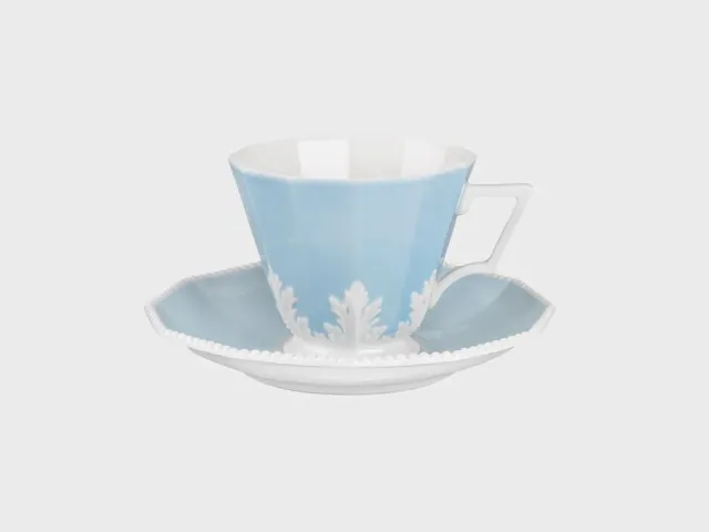 Nymphenburg Perl Symphonie Blau kaffekop blå