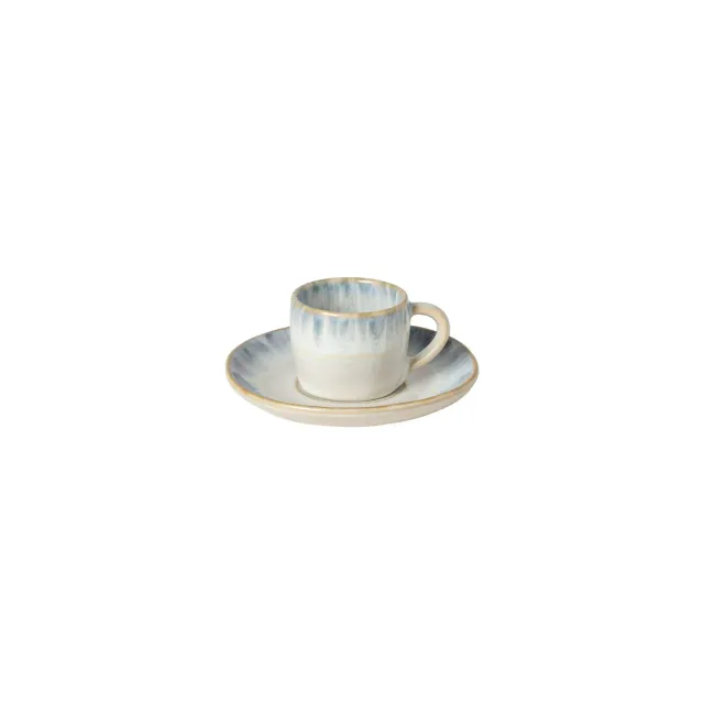 Costa Nova Brisa kaffekop med underkop Ria Blue blank