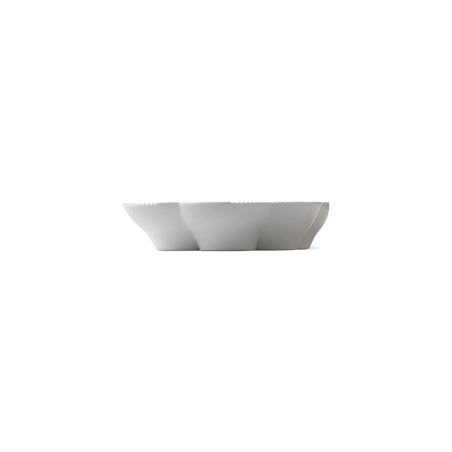 Royal Copenhagen Hvid Elements fad 19 cm hvid porcelæn