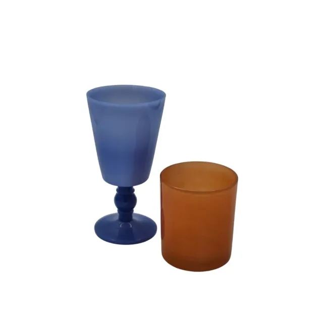 Les Ottomans glas sæt 2 stk farvede drikkeglas