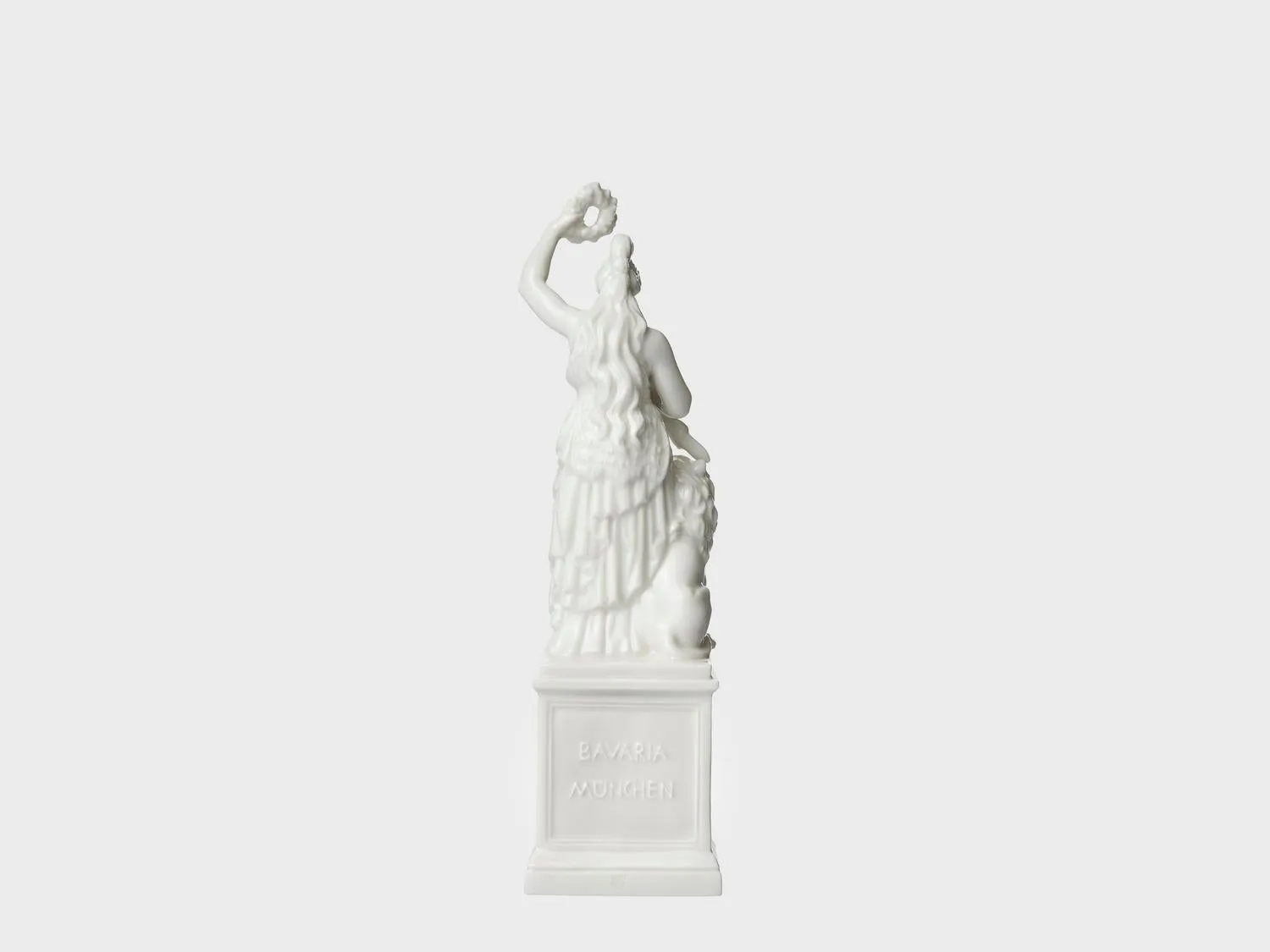 Nymphenburg Bavaria figur 20 cm hvidt porcelæn
