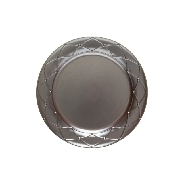 Costa Nova Meridian middagstallerken 27 cm metallic brun