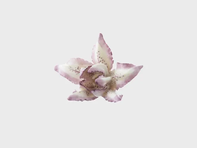 Nymphenburg Iris bordblomst håndmalet porcelæn