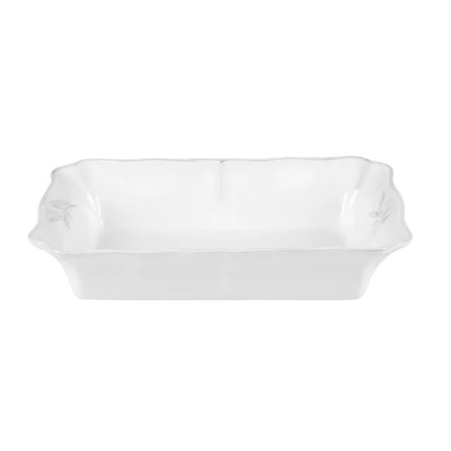Costa Nova Alentejo Rectangular Baker fad hvid stentøj