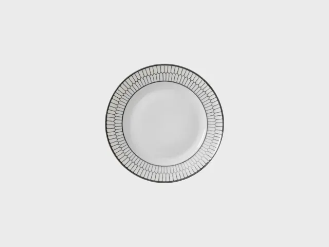 Nymphenburg Orion tallerken 16 cm honeycomb sort