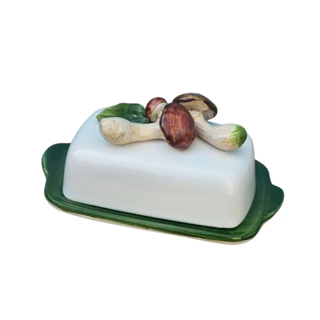 Les Ottomans Mushrooms smørdåse BU04 svampe keramik
